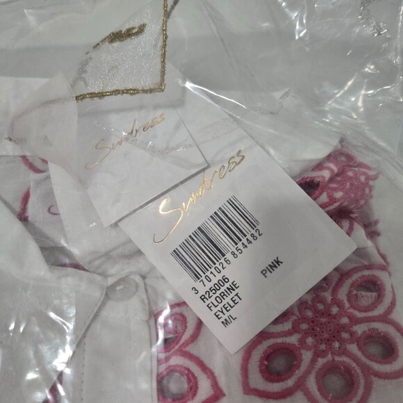 SUNDRESS Florine Dress‎ Florine Dress in Eyelet Pink - Size M/L - Picture 5 of 11